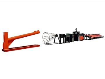 Станок для холодной прокатки ребристой арматуры с 2 ребрами жесткости