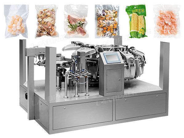 Автоматическая ротационная машина для вакуумной упаковки в пакеты, вакуумная упаковочная машина для пищевых продуктов